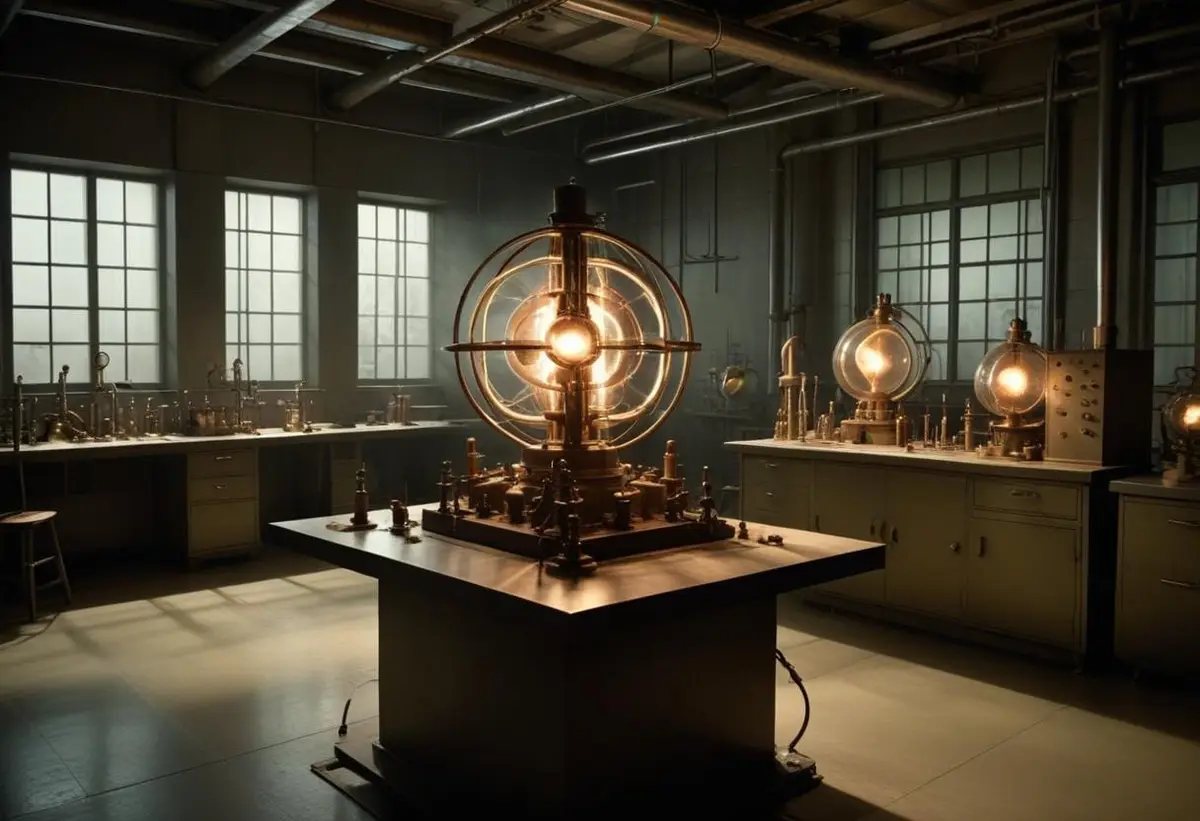 Atombombens uppfinnare och deras spännande historia illustration