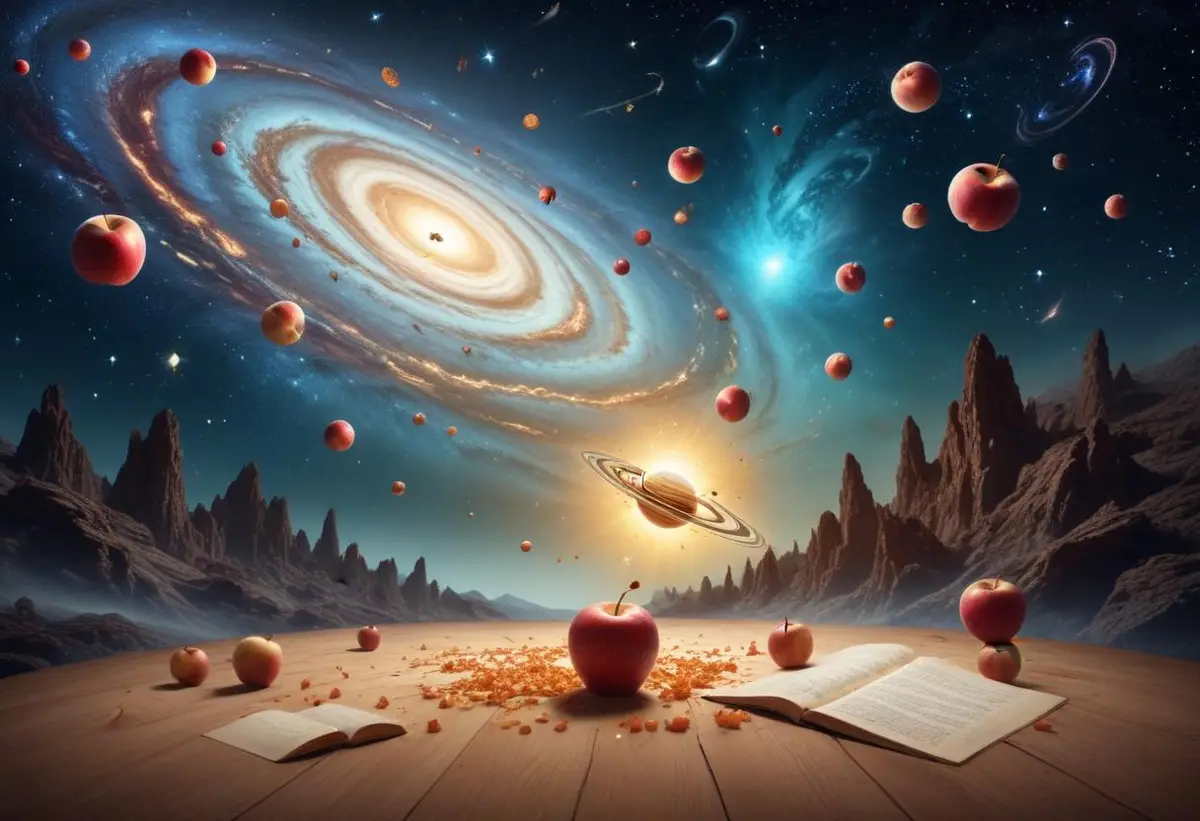 Gravitationens upptäckare illustration