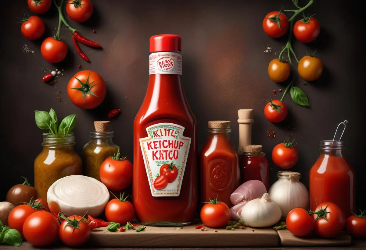 Vem låg bakom ketchupens spännande historia? illustration