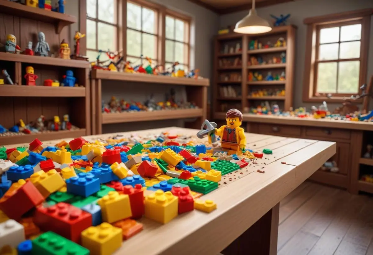 Vem var geniet bakom Lego illustration